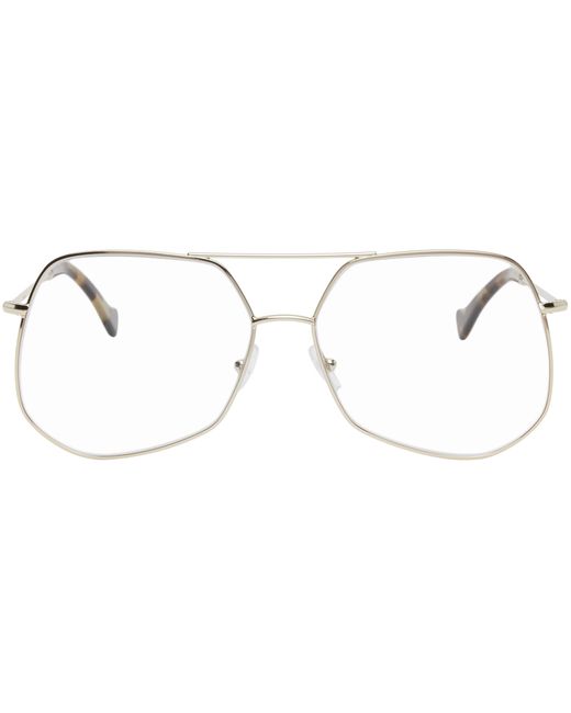 Grey Ant Gold Mesh Aviator Glasses