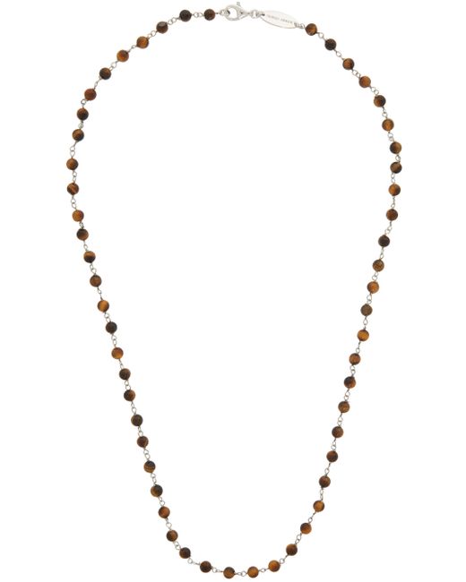 Giorgio Armani Silver Bead Necklace