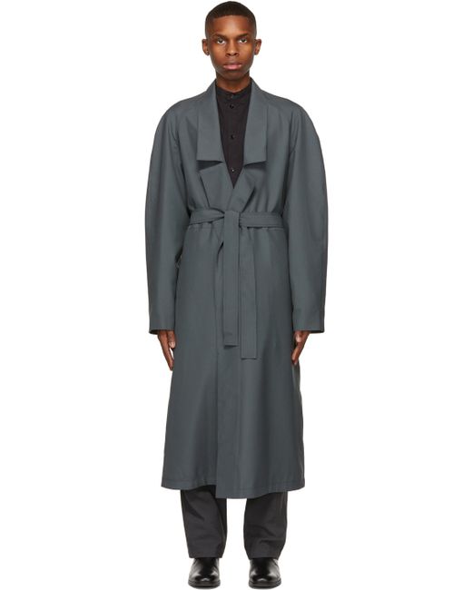 Lemaire Green Light Robe Trench Coat