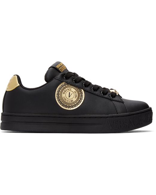 Versace Jeans Couture Gold 88 V-Emblem Court Sneakers