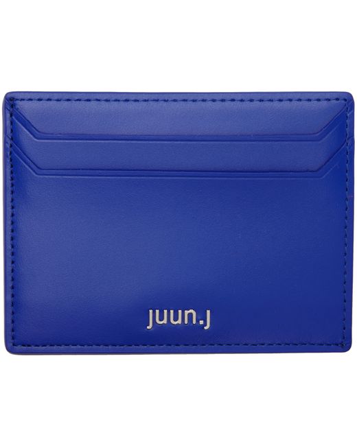 Juun.J Polished Leather Card Holder