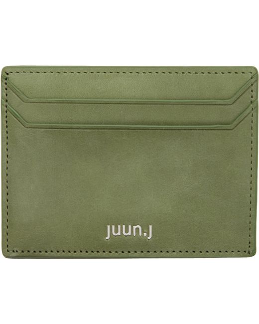 Juun.J Leather Card Holder