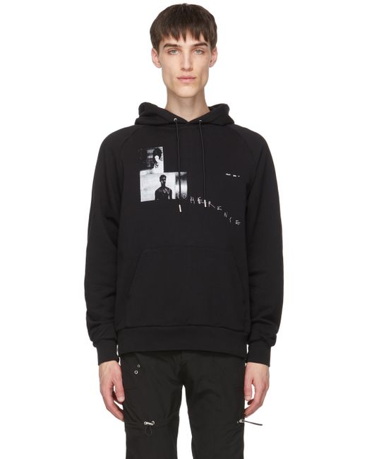 Heliot Emil Embroidered Logo Hoodie