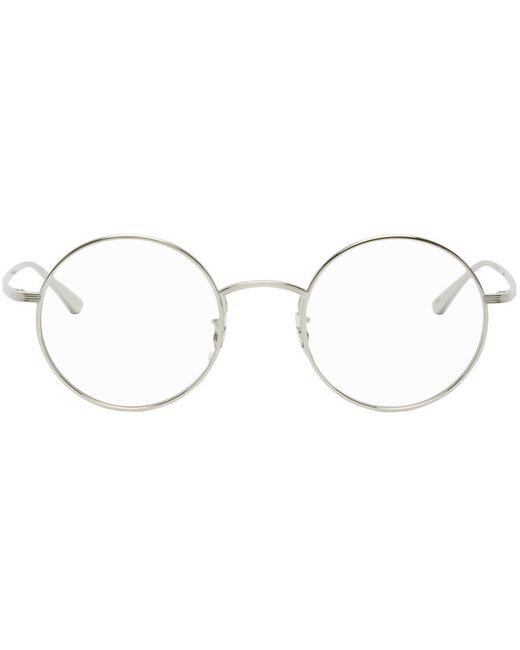 The Row SIlver Oliver Peoples Edition After Midnight Glasses