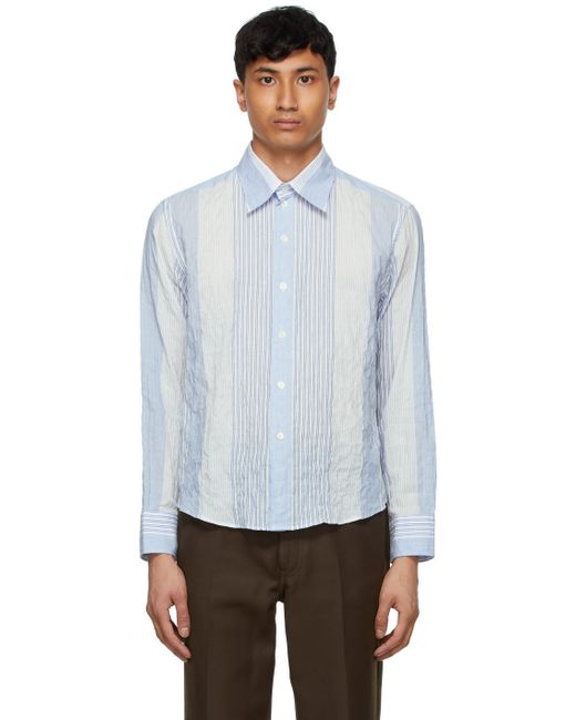 Second/Layer Blue White Ancho Shirt