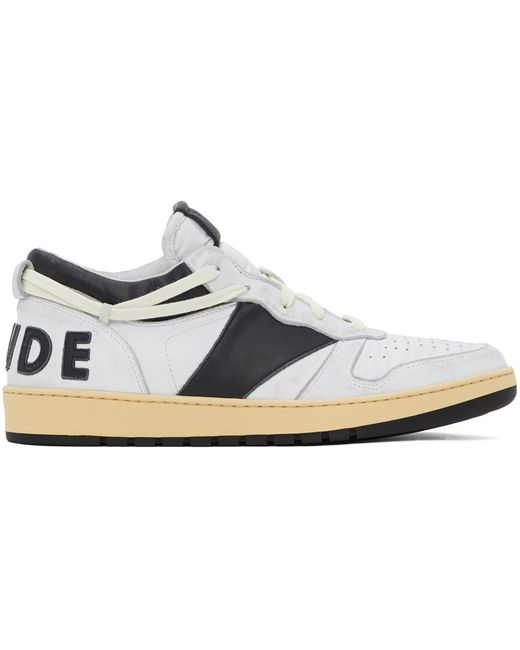 Rhude Off-White Black Rhecess Low Sneakers
