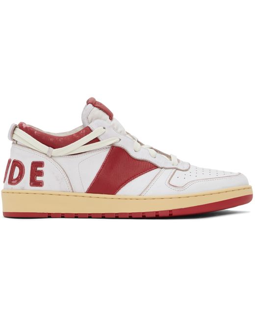 Rhude Off-White Red Rhecess Low Sneakers