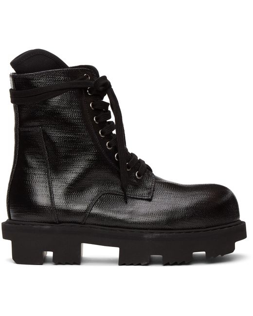 Rick Owens DRKSHDW Megatooth Army Boots