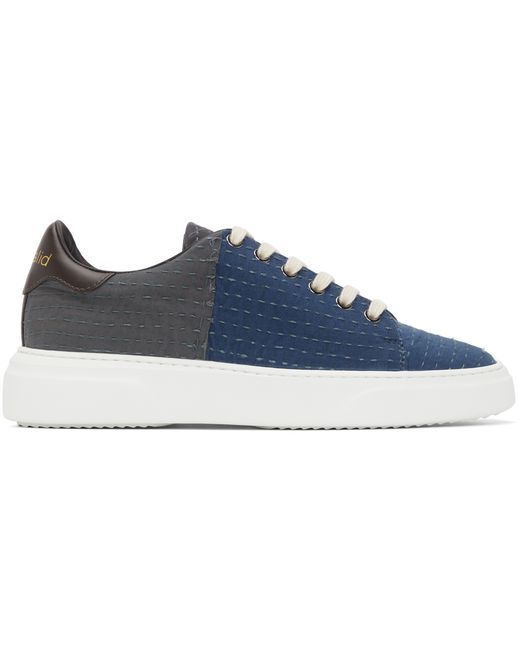 By Walid Round Toe Lace-Up Sneakers