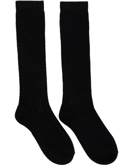 Fendi Cotton Macramé Socks