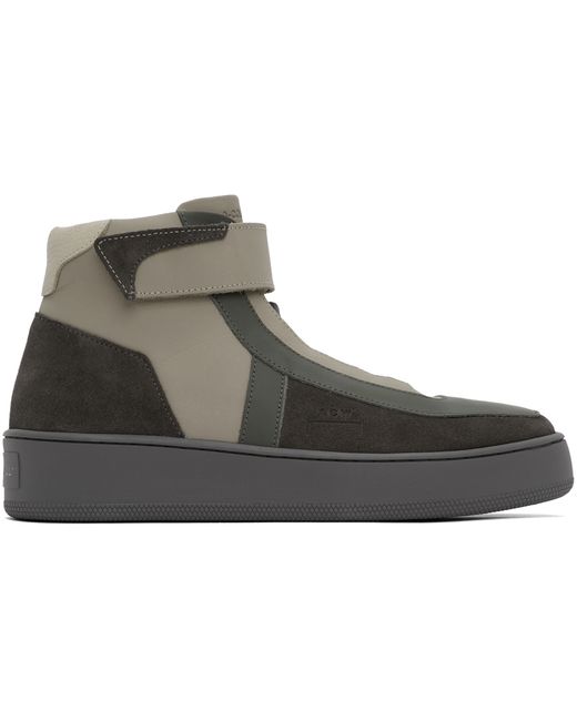 A-Cold-Wall Leather High-Top Sneakers