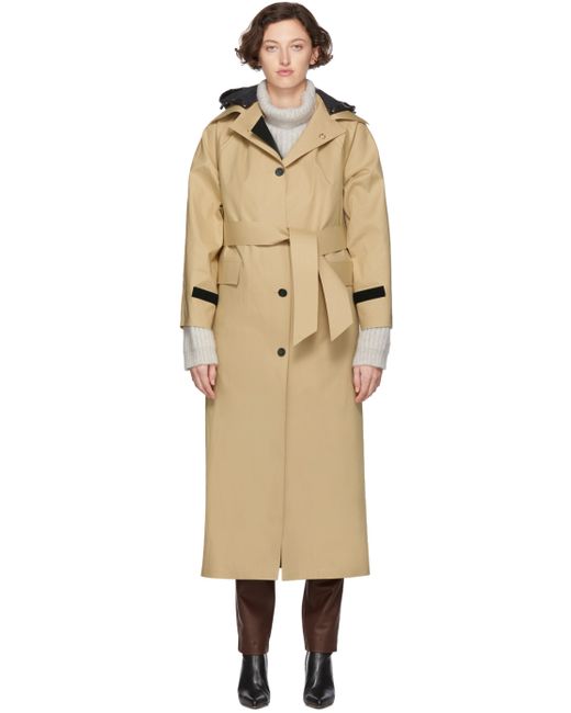 Kassl Editions Hooded Trench Coat