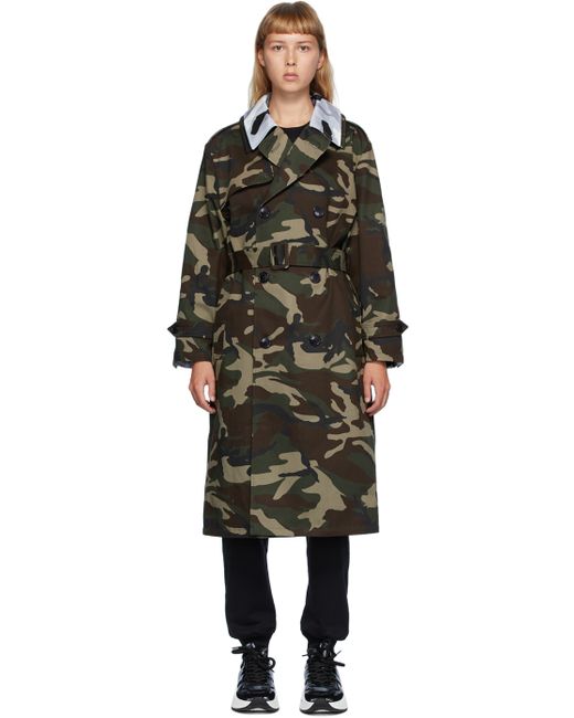 Vetements Multicolor Layered Trench Coat