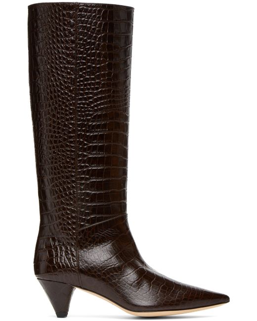 Joseph Croc Mid-Calf Boots