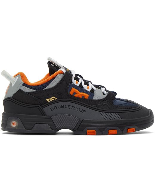 Doublet Black Orange DC Shoes Edition Hybrid Sneakers