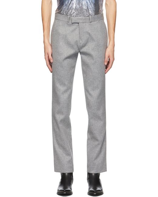Paco Rabanne Grey Wool Trousers