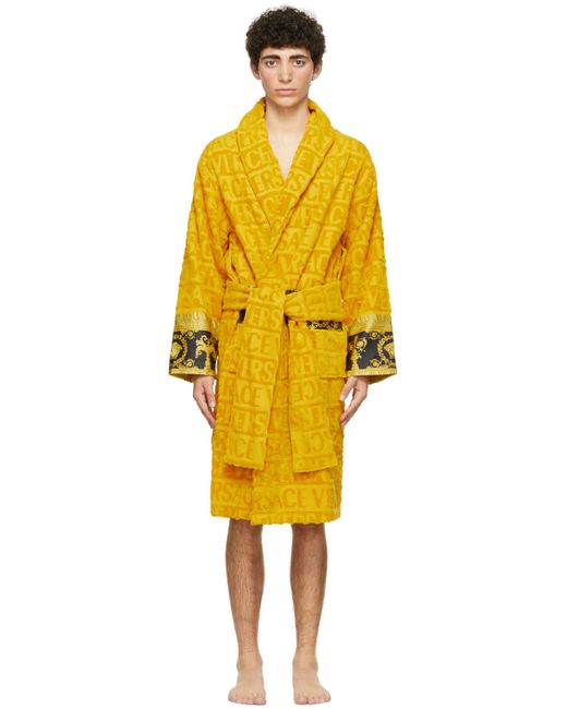 Versace Yellow Barocco Robe