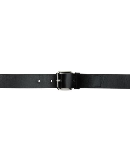 032C Double Buckle Leather Belt