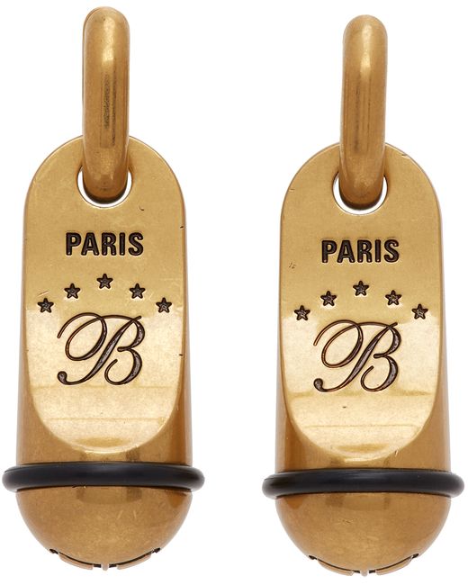 Balenciaga Gold Hotel Earrings
