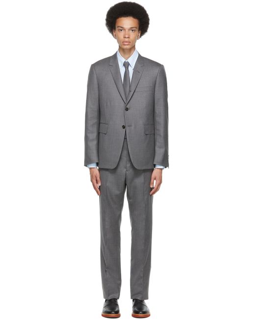 Thom Browne Grey Classic 120s Suit