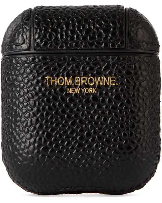 Thom Browne Pebbled AirPods Case