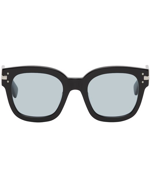 Amiri Black Blue Classic Logo Sunglasses