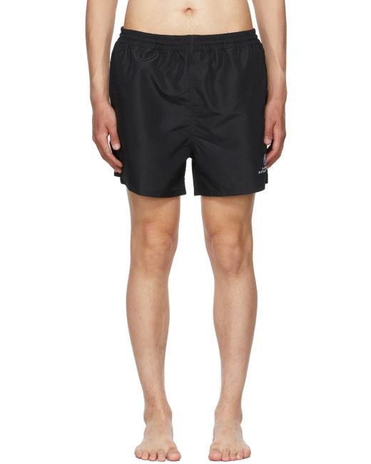Balenciaga Embroidered Resorts Swim Shorts