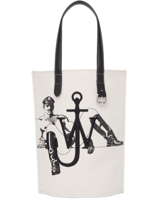 J.W.Anderson White Tom of Finland Belt Tote