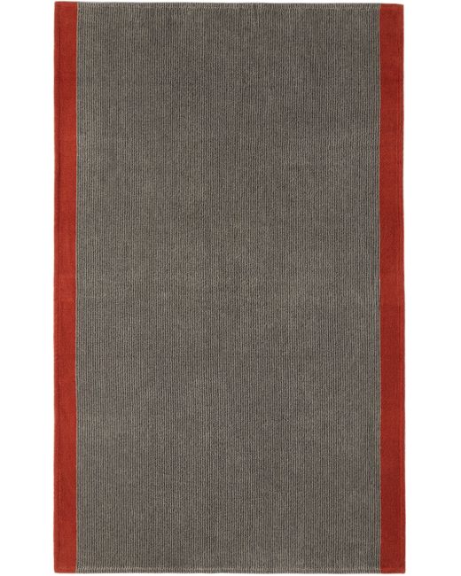 Cleverly Laundry Grey Red Large Towel