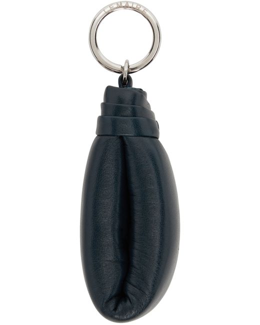 Lemaire Navy Wadded Keychain