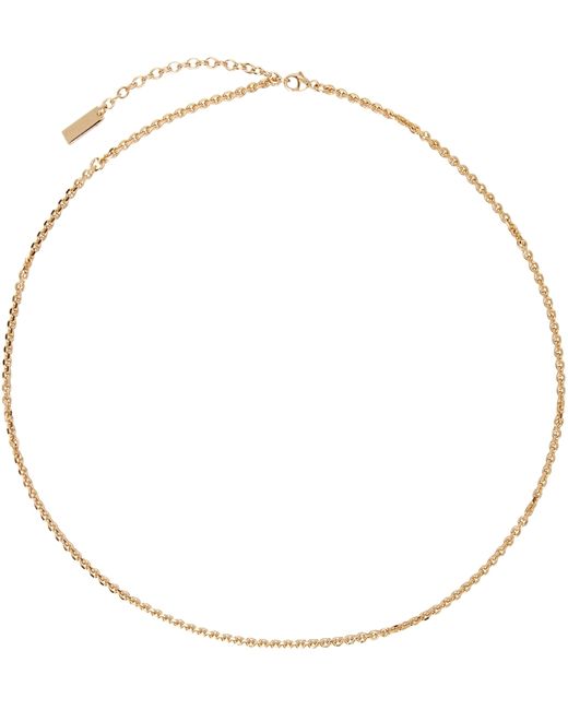 Saint Laurent Gold Chain Necklace