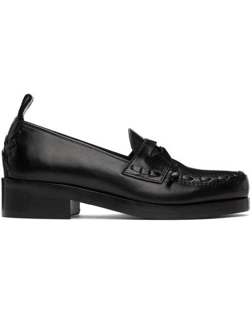 Stefan Cooke Polished Button Loafers