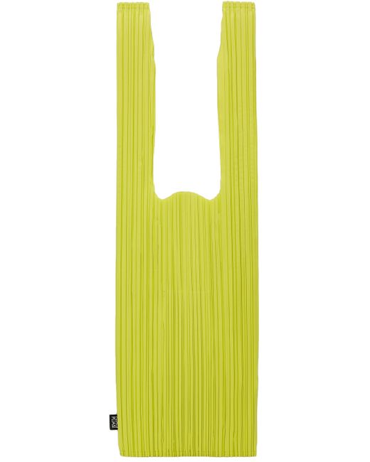 Pleats Please By Issey Miyake Green Daily Pleats Tote