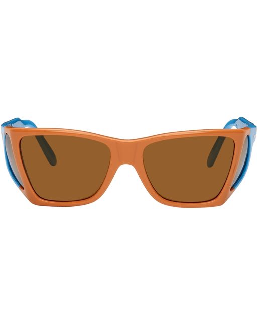 J.W.Anderson Blue Persol Edition Wide Frame Sunglasses