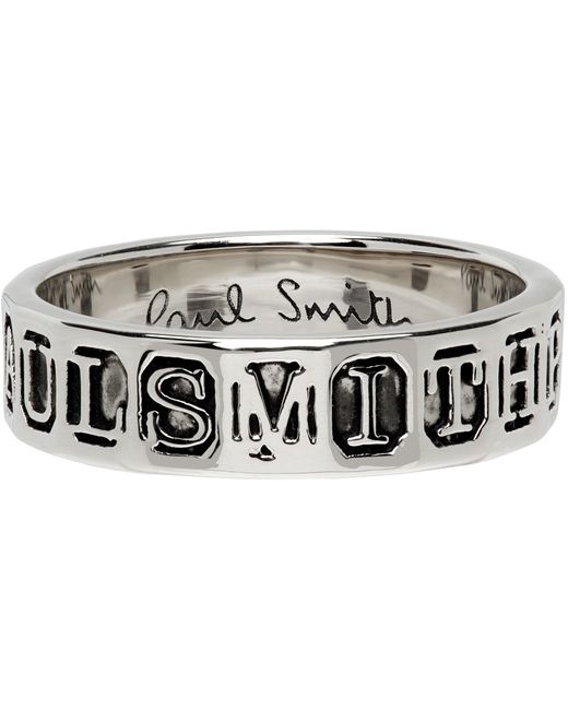 Paul Smith Logo Stamp Ring