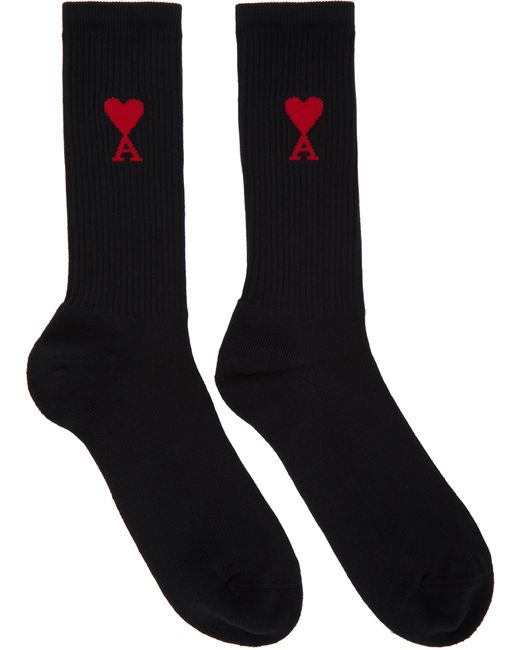 AMI Alexandre Mattiussi Jacquard Logo Socks