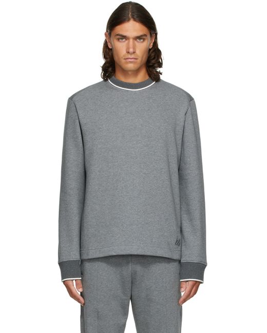 Ermenegildo Zegna Grey Essential Sweatshirt