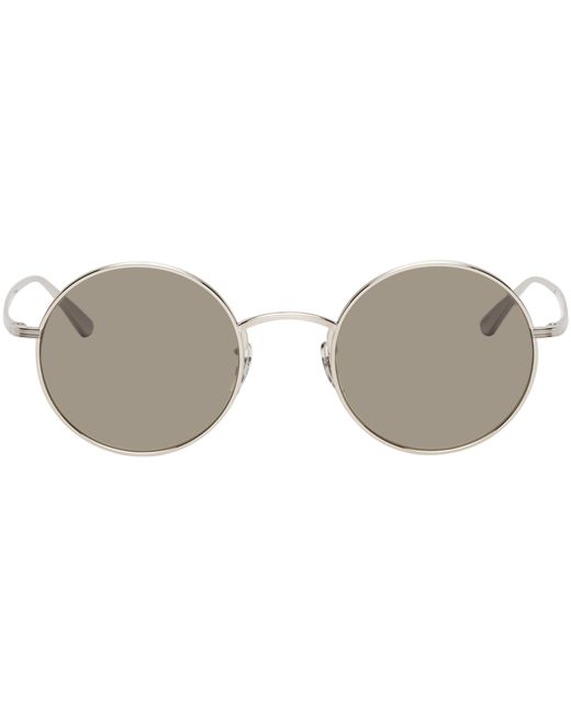 The Row Silver Oliver Peoples Edition After Midnight Sunglasses