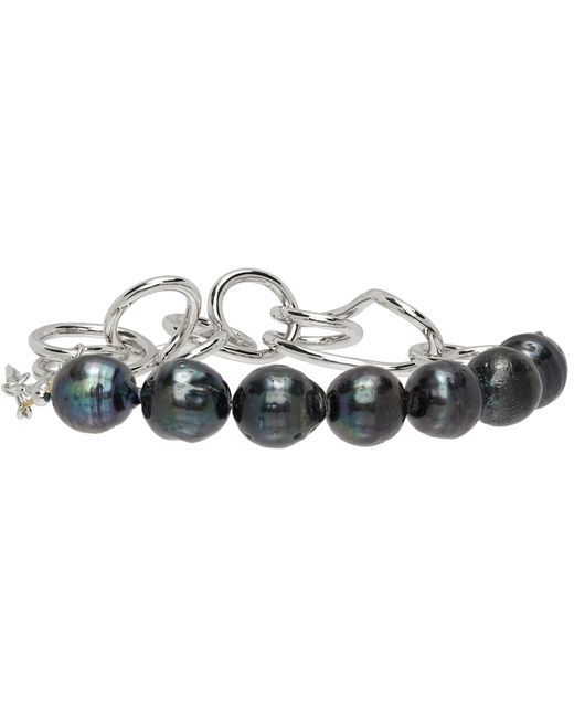 Completedworks Silver Pearl Whos In Charge Bracelet