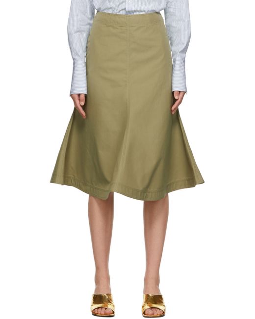 Loewe Cotton Midi Skirt
