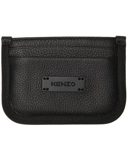 Kenzo Leather Courier Card Holder