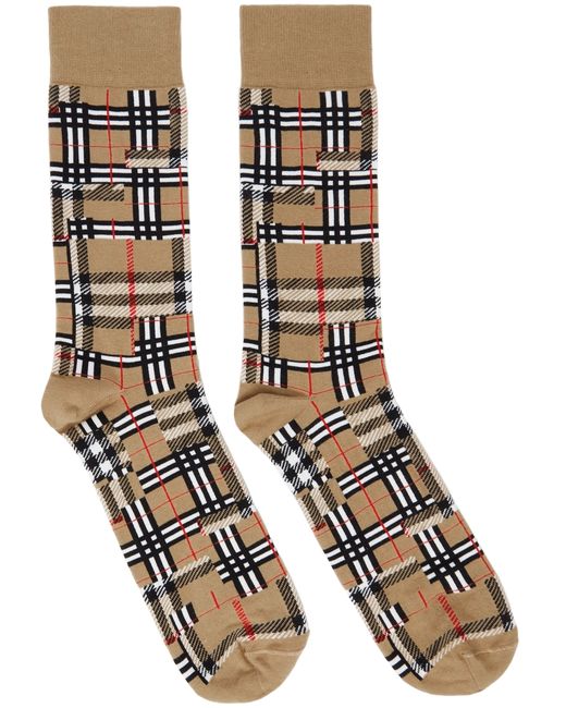 Burberry Intarsia Patchwork Socks