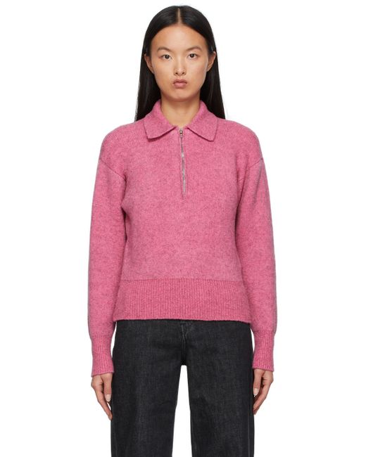Isabel Marant Knit Rane Half-Zip Sweater