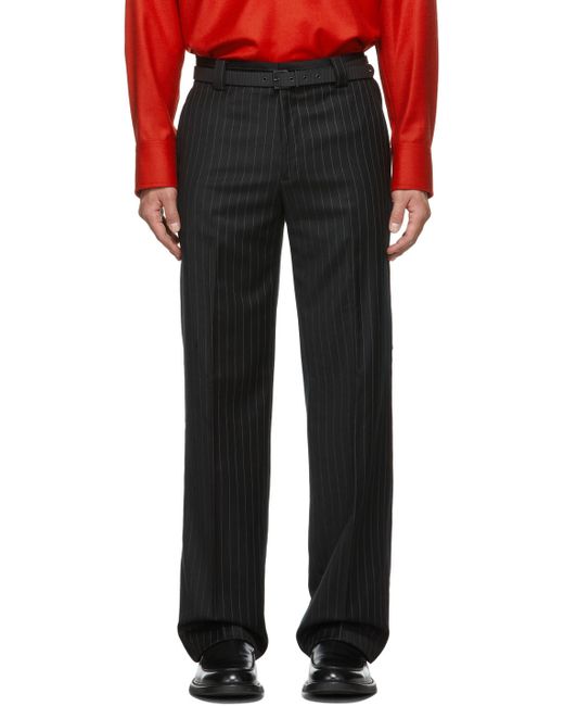 Commission SSENSE Exclusive Pinstripe Carpenter Tailored Trousers