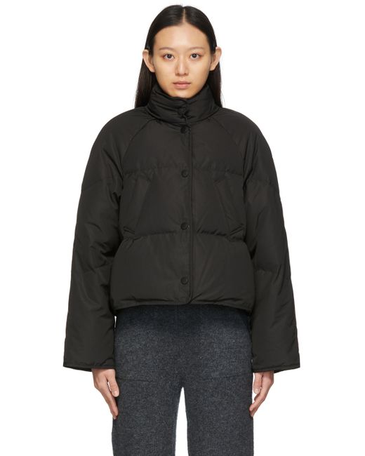 Nothing Written Down Cropped String Puffer Jacket