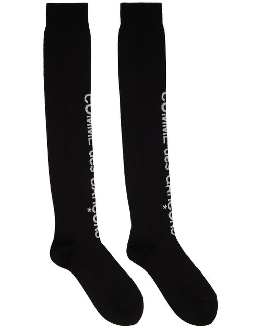 Comme Des Garçons Homme Plus Long Logo Socks