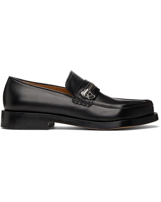 Magliano Leather Monster Zipped Loafers
