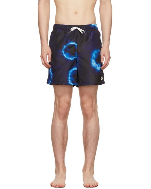 Bather Navy Shibori Shorts