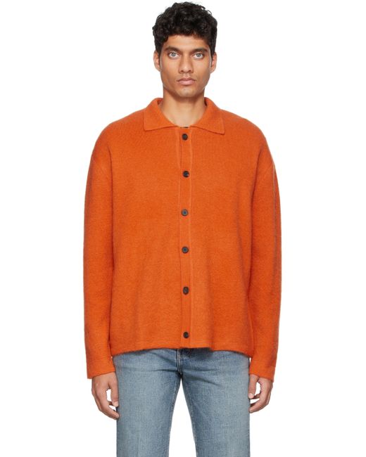Solid Homme Collared Cardigan
