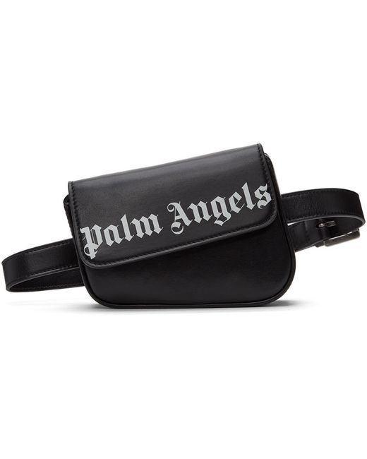 Palm Angels Black Convertible Crash Belt Bag